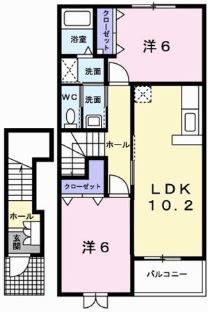 シャンティ・アイ　壱番館の物件間取画像